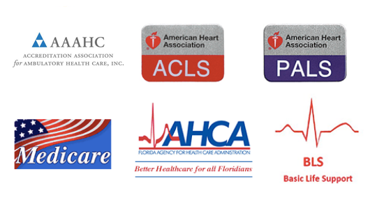 The Surgical Center at Doral is accredited by AAAHC and AHCA